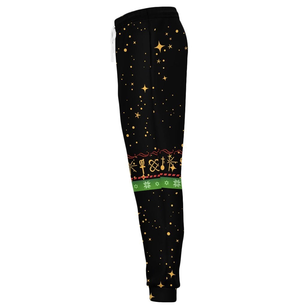 African Clothing - Kwanzaa Christmas Jogger Pant