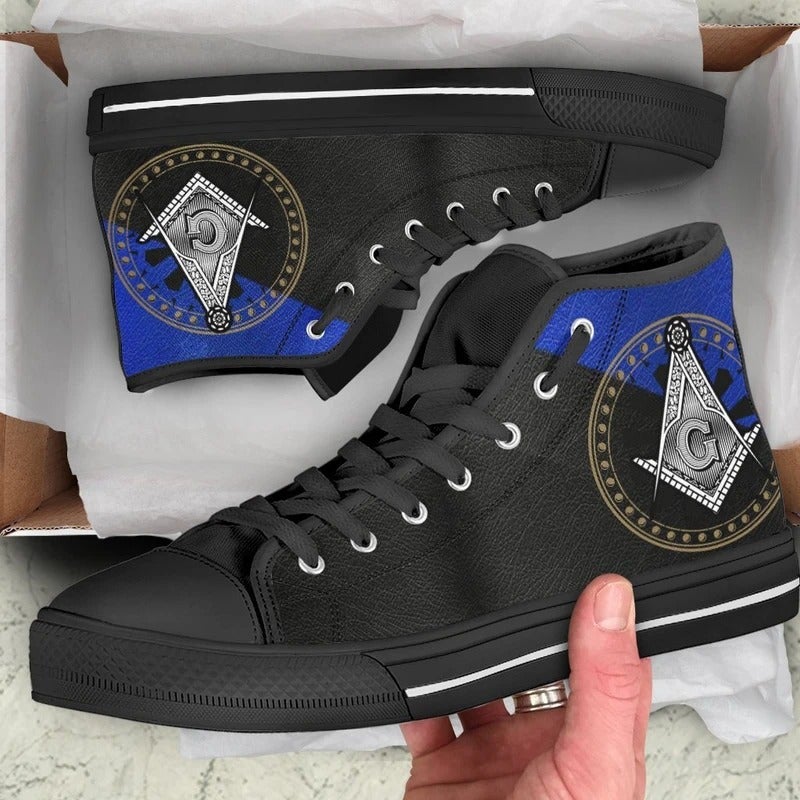Wonder Print Shop Footwear - Freemasonry High Top 8 Shoes LT10
