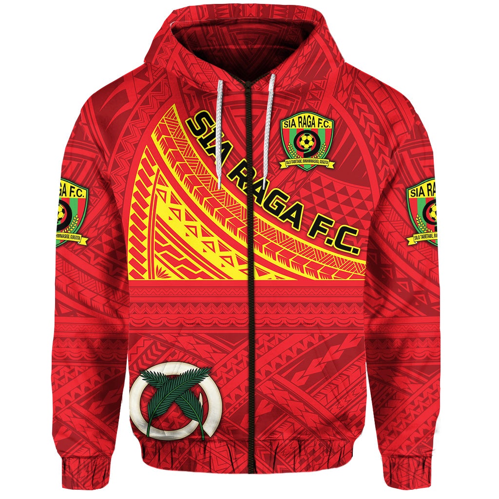 Custom Vanuatu Sia Raga Football Club Zip Hoodie Original Style LT8