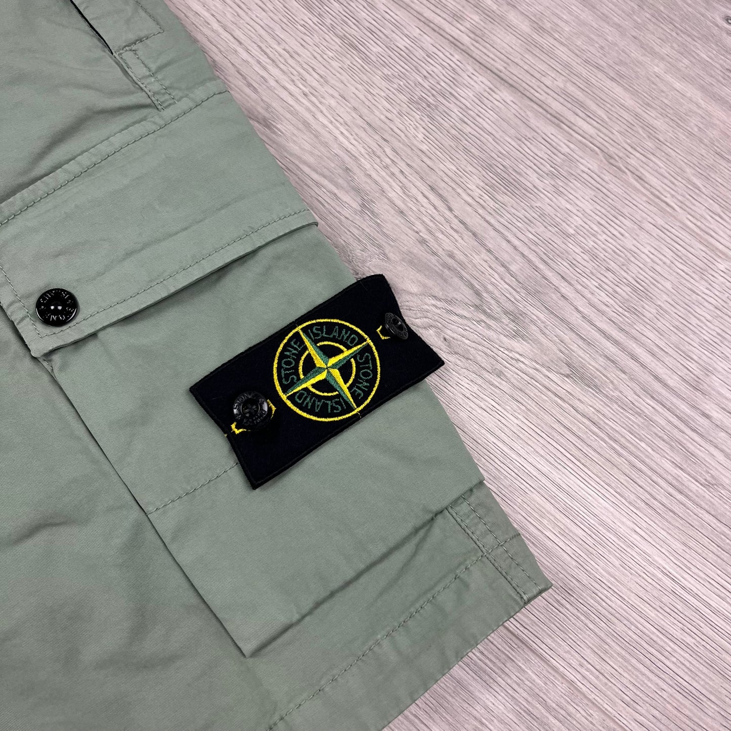 Stone Island Cargo Shorts - Sage