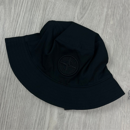 Stone Island Metal Bucket Hat - Black