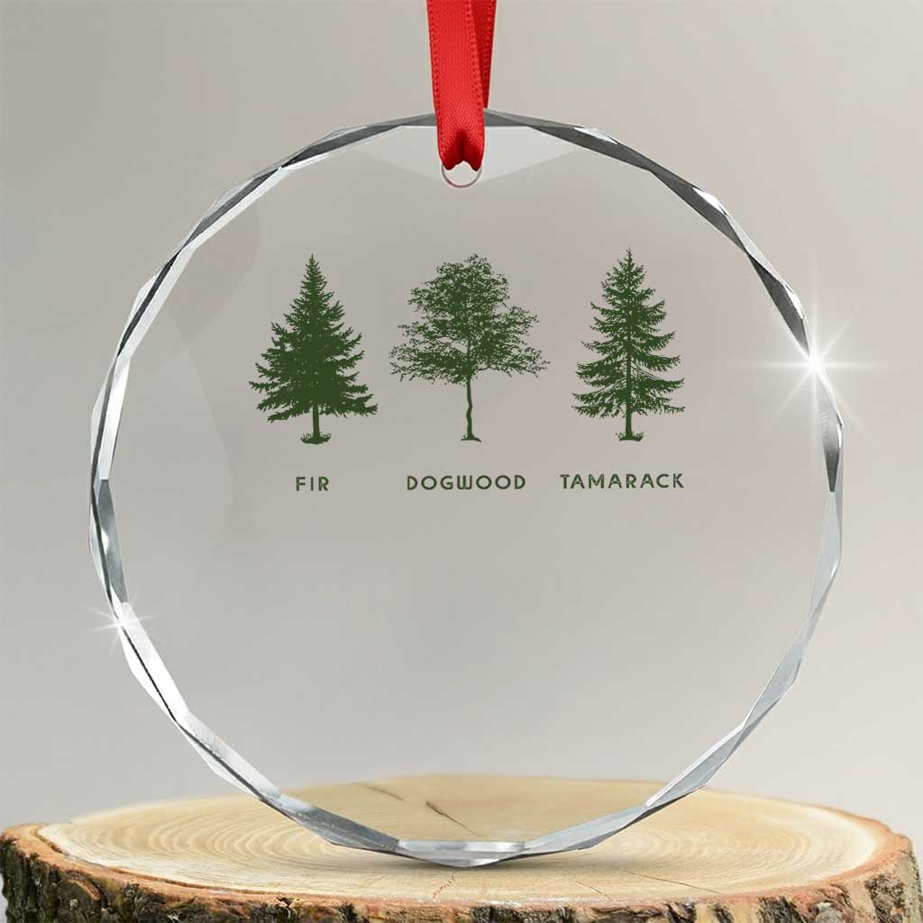 Subtle FDT Crystal Glass Ornament Nature Tee National Park TS10
