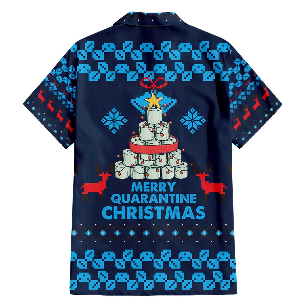 Merry Quarantine Christmas Hawaiian Shirt Xmas Holiday Patterns TS04