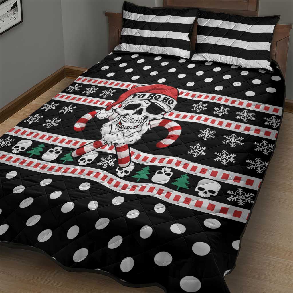 Skull Creepmas Christmas Yall Christmas Quilt Bed Set Xmas Holiday Patterns TS04
