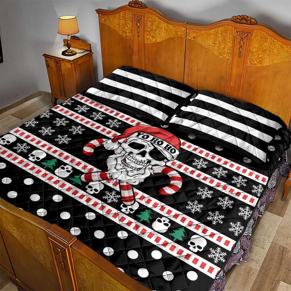 Skull Creepmas Christmas Yall Christmas Quilt Bed Set Xmas Holiday Patterns TS04