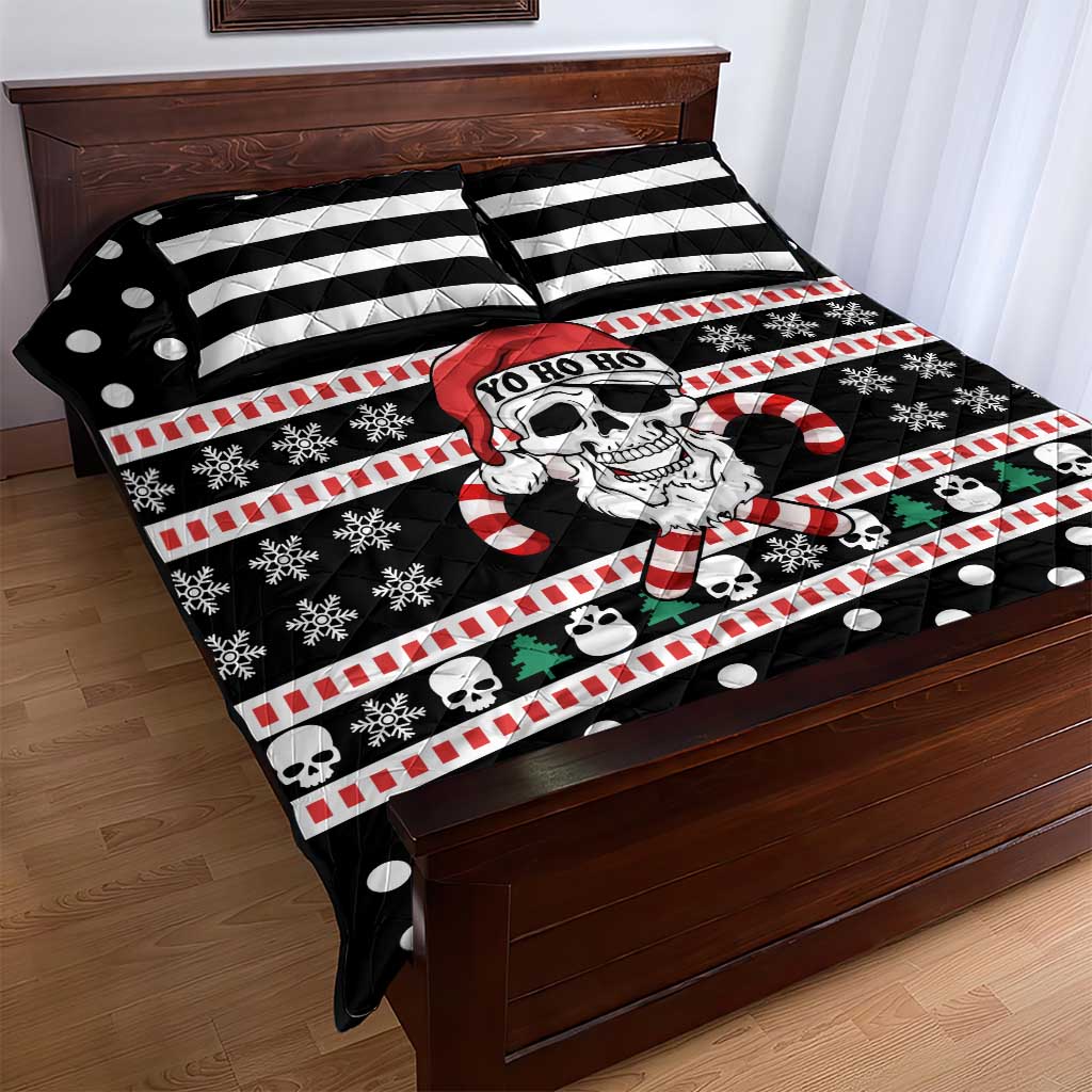 Skull Creepmas Christmas Yall Christmas Quilt Bed Set Xmas Holiday Patterns TS04