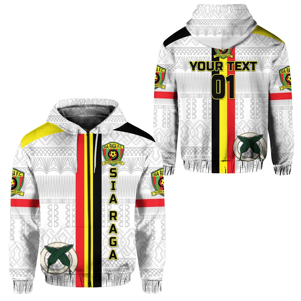 Custom Vanuatu Sia Raga Football Club Zip Hoodie Simple Style LT8